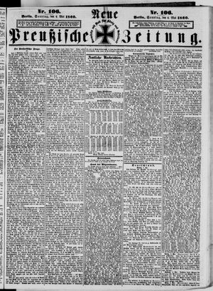 Neue preußische Zeitung vom 06.05.1860