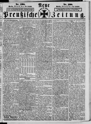 Neue preußische Zeitung vom 09.05.1860