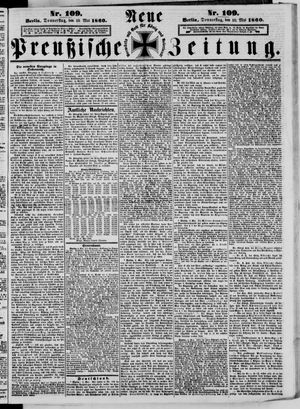 Neue preußische Zeitung vom 10.05.1860