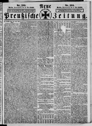 Neue preußische Zeitung vom 12.05.1860