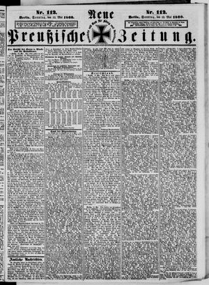 Neue preußische Zeitung vom 13.05.1860