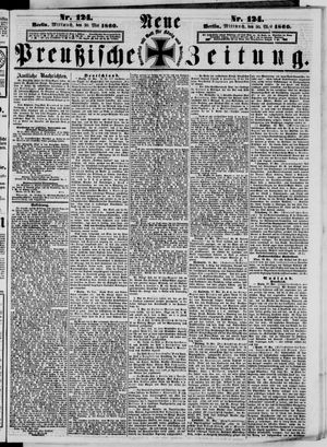 Neue preußische Zeitung vom 30.05.1860