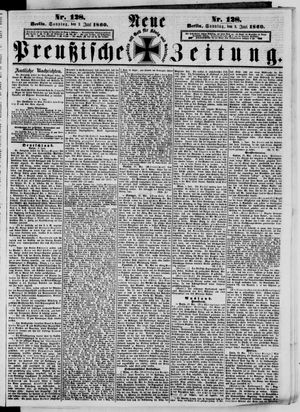 Neue preußische Zeitung vom 03.06.1860
