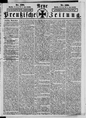 Neue preußische Zeitung vom 15.06.1860