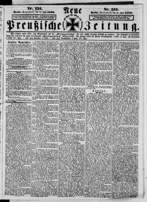 Neue preußische Zeitung vom 30.06.1860