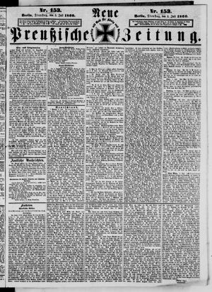 Neue preußische Zeitung vom 03.07.1860