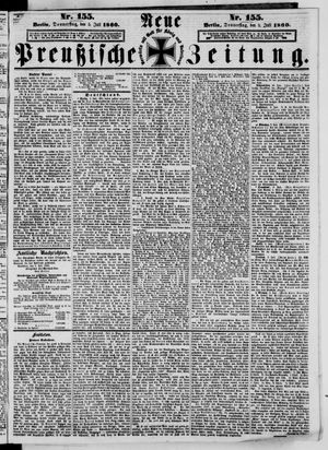 Neue preußische Zeitung vom 05.07.1860