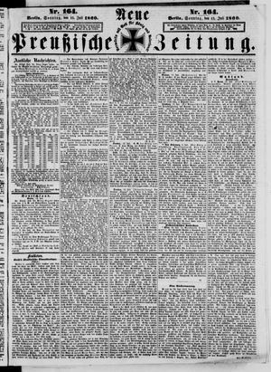 Neue preußische Zeitung vom 15.07.1860