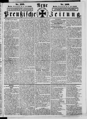 Neue preußische Zeitung vom 21.07.1860