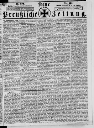 Neue preußische Zeitung vom 24.07.1860