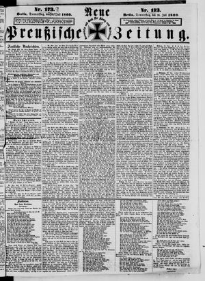 Neue preußische Zeitung vom 26.07.1860