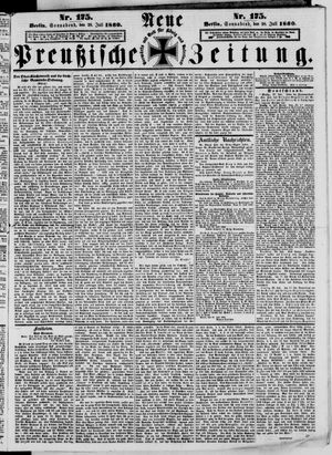 Neue preußische Zeitung vom 28.07.1860