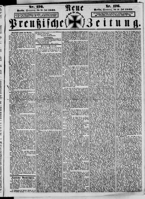 Neue preußische Zeitung vom 29.07.1860