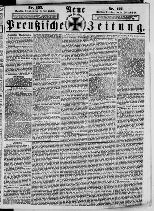 Neue preußische Zeitung on Jul 31, 1860