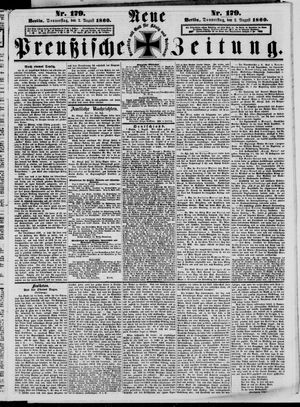 Neue preußische Zeitung vom 02.08.1860