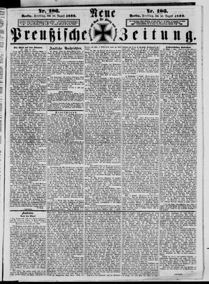 Neue preußische Zeitung vom 10.08.1860