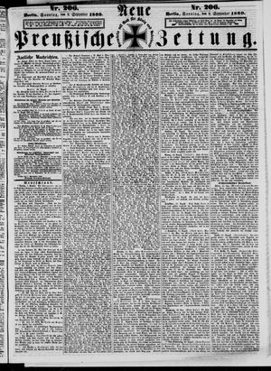 Neue preußische Zeitung vom 01.09.1860