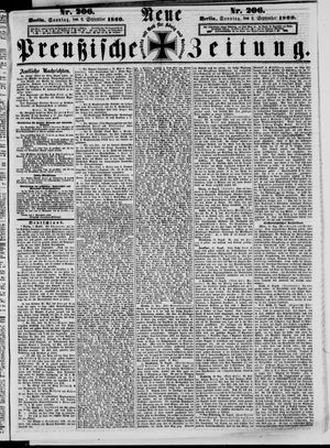 Neue preußische Zeitung vom 02.09.1860