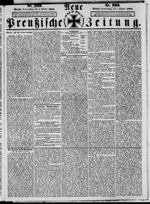 Neue preußische Zeitung vom 04.10.1860