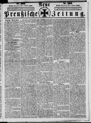 Neue preußische Zeitung vom 07.10.1860