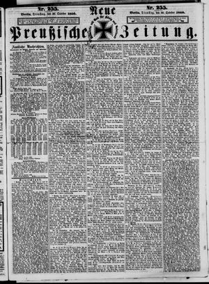 Neue preußische Zeitung vom 30.10.1860