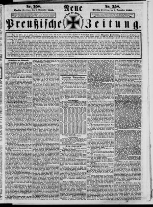 Neue preußische Zeitung vom 02.11.1860