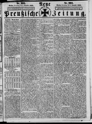 Neue preußische Zeitung vom 06.11.1860
