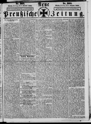 Neue preußische Zeitung vom 09.11.1860
