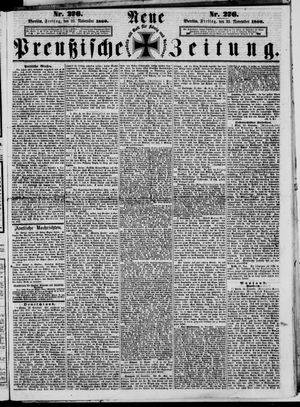 Neue preußische Zeitung vom 23.11.1860