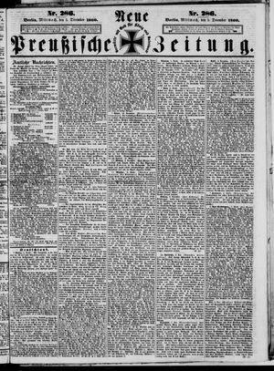 Neue preußische Zeitung vom 05.12.1860