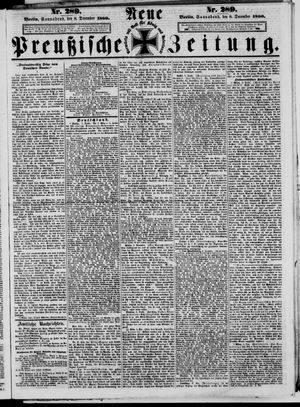 Neue preußische Zeitung vom 08.12.1860