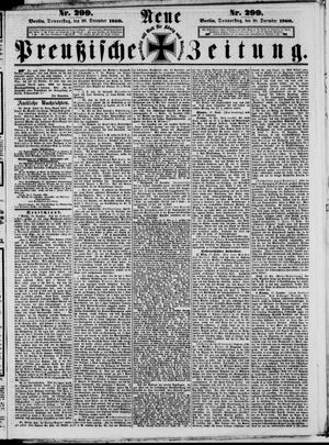 Neue preußische Zeitung vom 20.12.1860