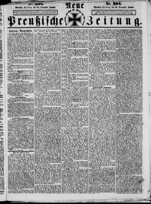 Neue preußische Zeitung vom 28.12.1860