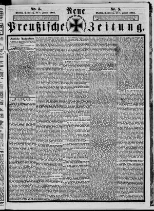 Neue preußische Zeitung vom 06.01.1861