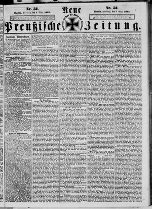 Neue preußische Zeitung vom 08.03.1861