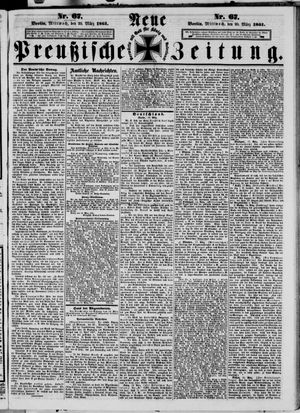 Neue preußische Zeitung vom 20.03.1861