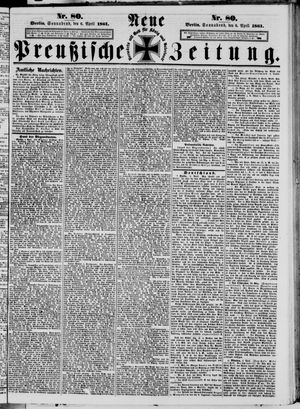 Neue preußische Zeitung vom 06.04.1861