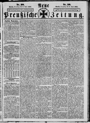 Neue preußische Zeitung on Apr 30, 1861