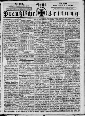 Neue preußische Zeitung vom 14.05.1861