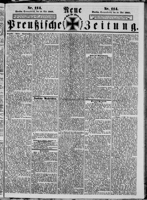 Neue preußische Zeitung vom 18.05.1861