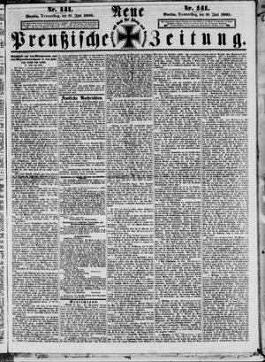 Neue preußische Zeitung vom 20.06.1861
