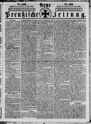 Neue preußische Zeitung vom 22.06.1861