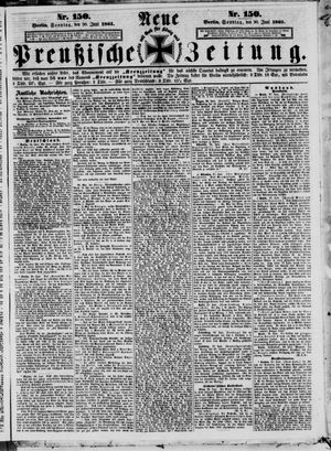Neue preußische Zeitung vom 30.06.1861