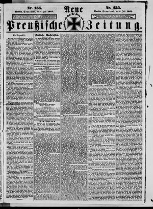Neue preußische Zeitung on Jul 6, 1861