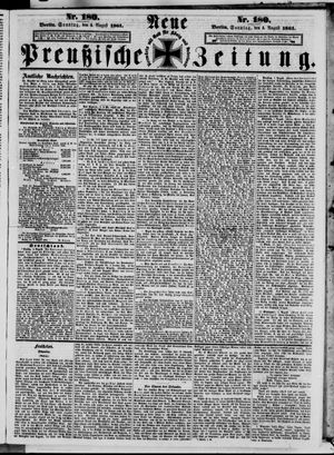 Neue preußische Zeitung vom 04.08.1861