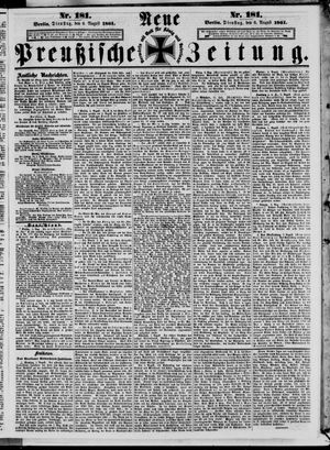 Neue preußische Zeitung vom 06.08.1861