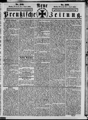 Neue preußische Zeitung vom 07.08.1861