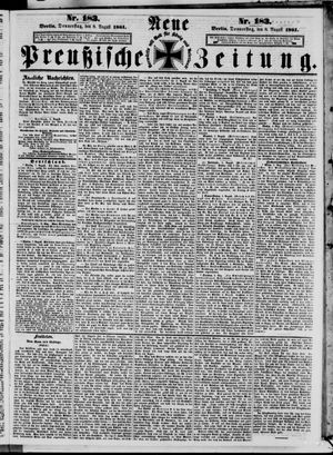 Neue preußische Zeitung vom 08.08.1861