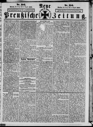 Neue preußische Zeitung vom 09.08.1861