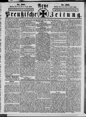 Neue preußische Zeitung vom 14.08.1861